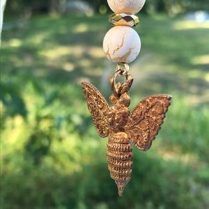 Bumblebee Sodalite Keychain